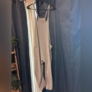 Free People Hot Shot Onesie - Gray - Size Small